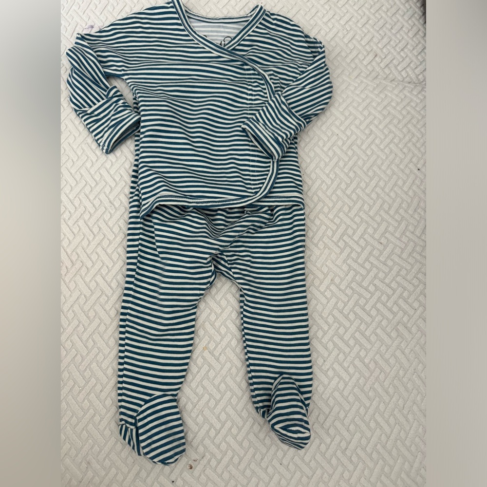 Bonsie Baby 0-3 Stripe Footie